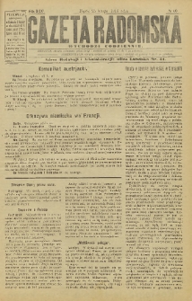 Gazeta Radomska, 1916, R. 31, nr 40
