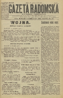 Gazeta Radomska, 1916, R. 31, nr 11