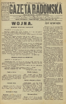 Gazeta Radomska, 1916, R. 31, nr 14