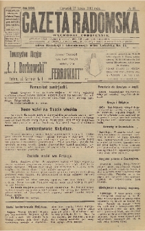 Gazeta Radomska, 1916, R. 31, nr 33