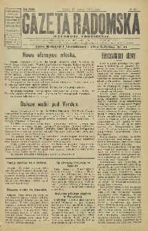 Gazeta Radomska, 1916, R. 31, nr 58