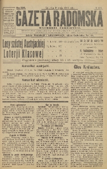 Gazeta Radomska, 1916, R. 31, nr 104