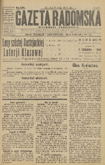Gazeta Radomska, 1916, R. 31, nr 104