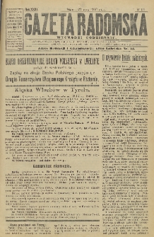 Gazeta Radomska, 1916, R. 31, nr 111