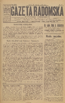 Gazeta Radomska, 1916, R. 31, nr 181