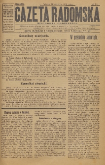 Gazeta Radomska, 1916, R. 31, nr 184