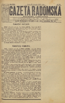 Gazeta Radomska, 1916, R. 31, nr 185