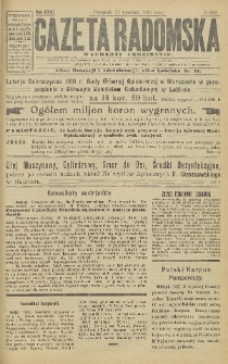 Gazeta Radomska, 1916, R. 31, nr 209