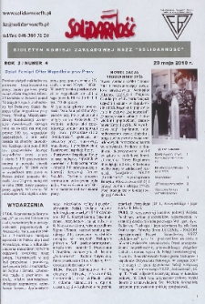 Solidarność : Biuletyn Komisji Zakladowej NSZZ "Solidarność", 2010, R. 2, nr 4