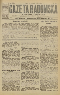 Gazeta Radomska, 1916, R. 31, nr 81
