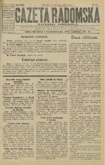 Gazeta Radomska, 1916, R. 31, nr 84