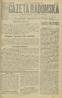 Gazeta Radomska, 1916, R. 31, nr 211