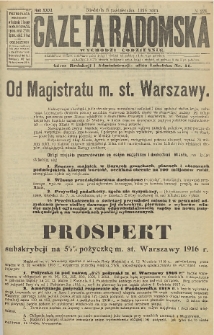 Gazeta Radomska, 1916, R. 31, nr 224