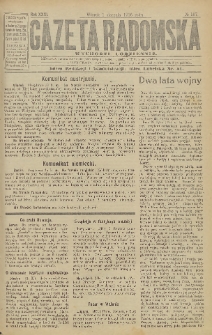 Gazeta Radomska, 1916, R. 31, nr 167