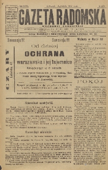 Gazeta Radomska, 1916, R. 31, nr 279