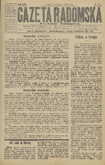Gazeta Radomska, 1916, R. 31, nr 170