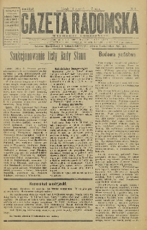 Gazeta Radomska, 1917, R. 32, nr 8