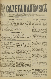 Gazeta Radomska, 1917, R. 32, nr 11