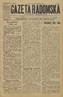 Gazeta Radomska, 1917, R. 32, nr 58