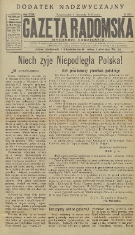 Gazeta Radomska, 1916, R. 31, nr 248, dod.