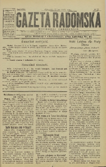 Gazeta Radomska, 1917, R. 32, nr 25