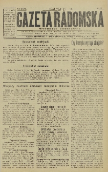 Gazeta Radomska, 1917, R. 32, nr 31