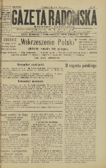 Gazeta Radomska, 1917, R. 32, nr 39