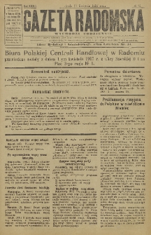 Gazeta Radomska, 1917, R. 32, nr 81