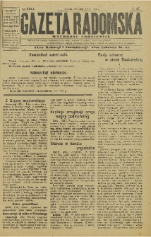 Gazeta Radomska, 1917, R. 32, nr 47