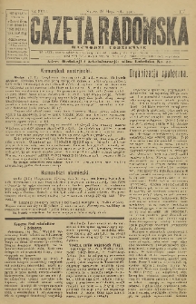 Gazeta Radomska, 1917, R. 32, nr 117