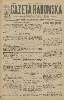 Gazeta Radomska, 1917, R. 32, nr 161