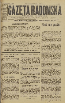 Gazeta Radomska, 1917, R. 32, nr 187