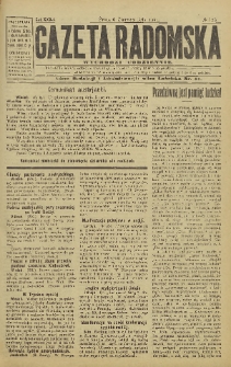 Gazeta Radomska, 1917, R. 32, nr 125