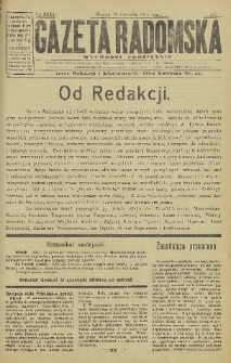 Gazeta Radomska, 1917, R. 32, nr 135
