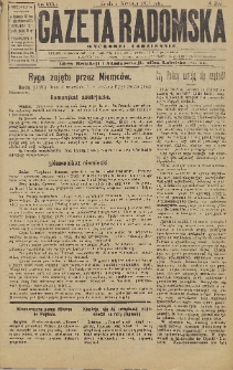 Gazeta Radomska, 1917, R. 32, nr 198