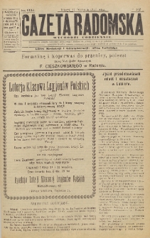 Gazeta Radomska, 1917, R. 32, nr 202