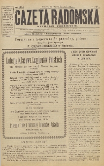 Gazeta Radomska, 1917, R. 32, nr 202
