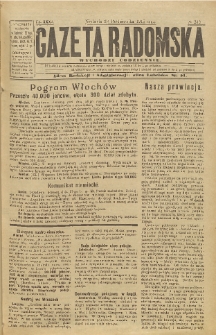 Gazeta Radomska, 1917, R. 32, nr 242