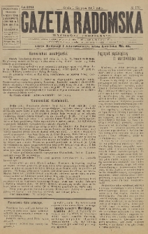 Gazeta Radomska, 1917, R. 32, nr 170