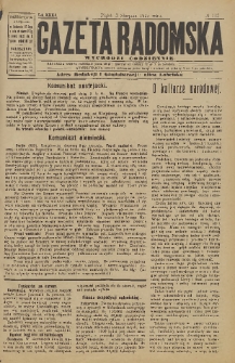 Gazeta Radomska, 1917, R. 32, nr 172