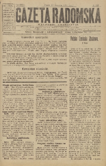 Gazeta Radomska, 1917, R. 32, nr 182