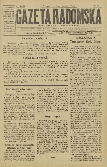 Gazeta Radomska, 1917, R. 32, nr 85