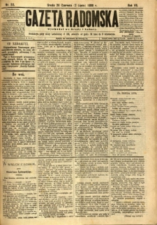 Gazeta Radomska, 1890, R. 7, nr 53
