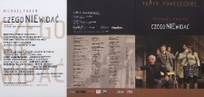 Michael Frayn „Czego nie widać” / Teatr Powszechny im. Jana Kochanowskiego w Radomiu
