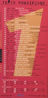 Teatr w Radomiu : repertuar styczeń - luty 2011