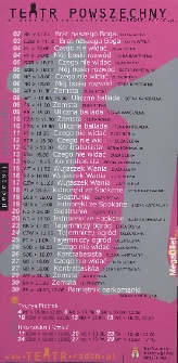 Teatr w Radomiu : program listopad - grudzień 2011
