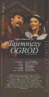 [Ulotka „Tajemniczy ogród” ; „Była sobie piosenka”] / Teatr Powszechny im. Jana Kochanowskiego w Radomiu