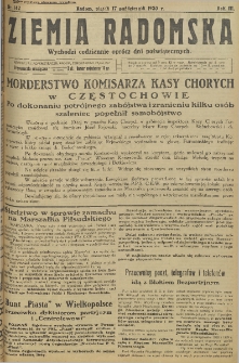 Ziemia Radomska, 1930, R. 3, nr 142