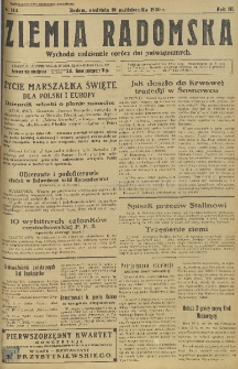 Ziemia Radomska, 1930, R. 3, nr 144