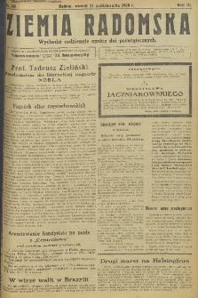 Ziemia Radomska, 1930, R. 3, nr 145
